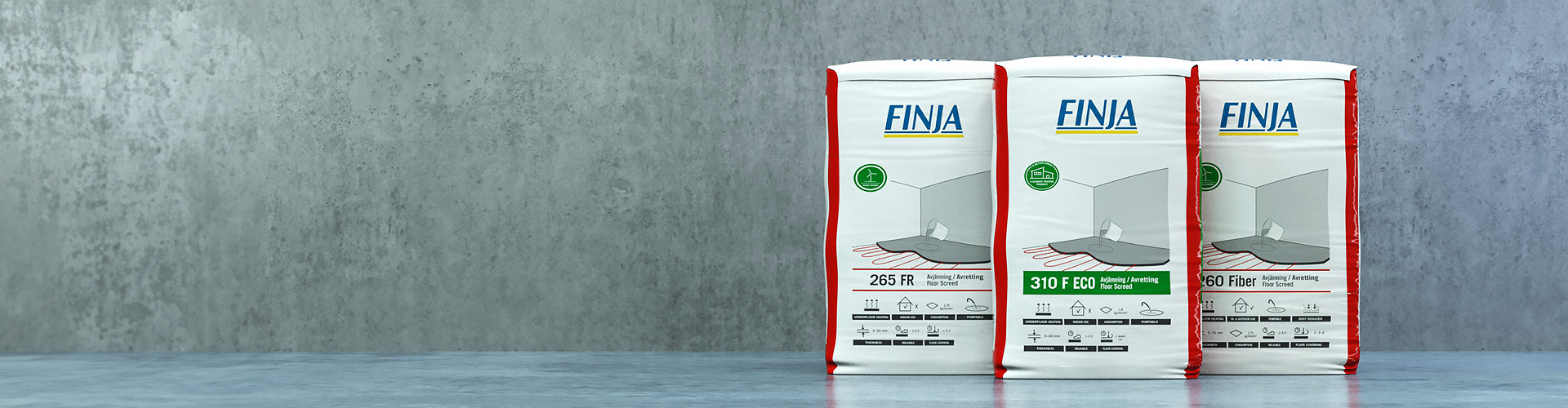 Golvavjämning i plastsäck