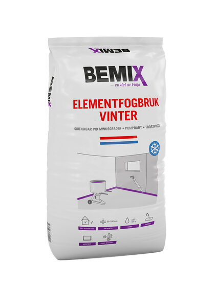 Elementfogbruk Vinter Bemix 25 kg