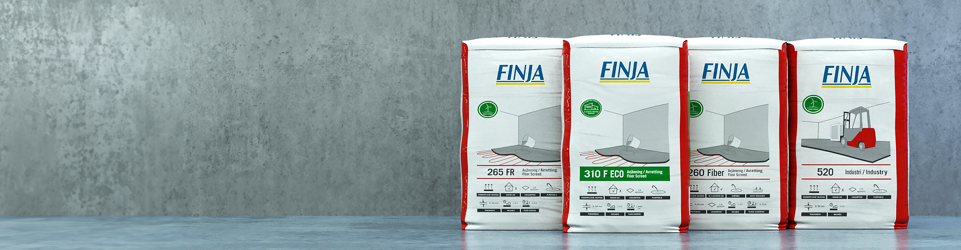 Golvavjämning i plastsäck