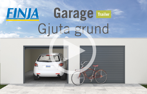 Film – Trailer – Garage, Gjuta grund