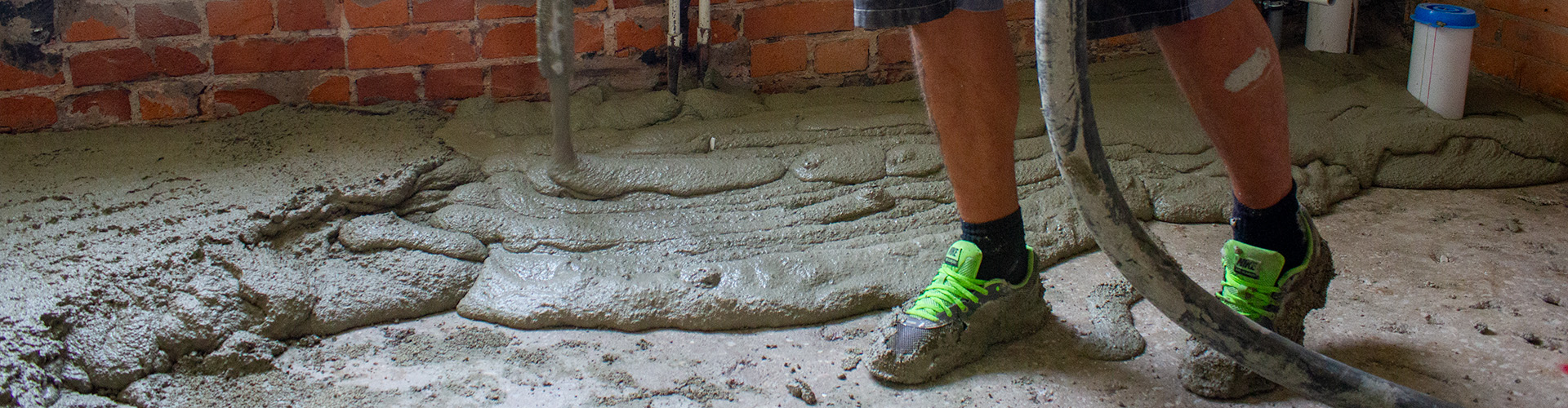 Utläggning av EPS-Betong